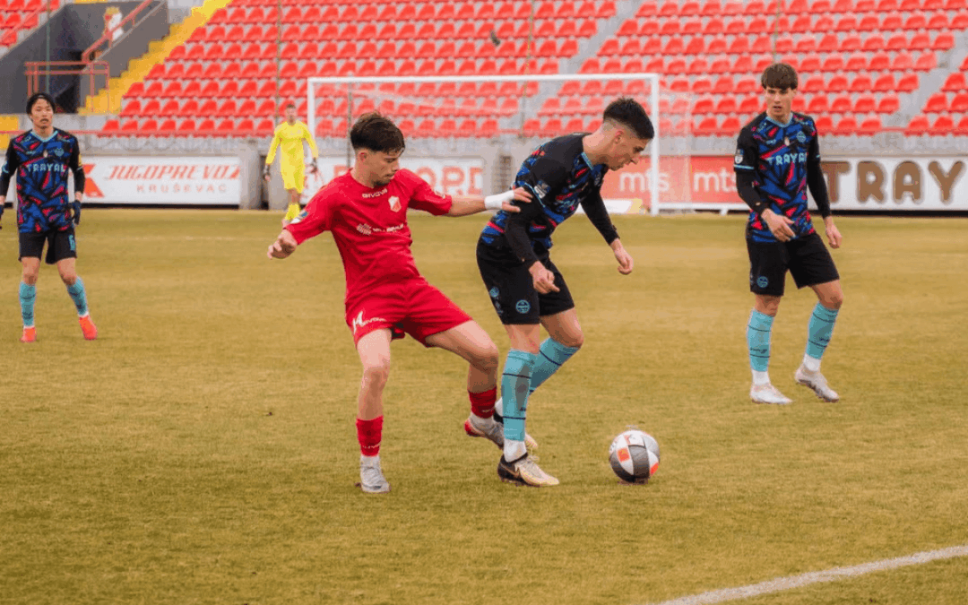 Реми у Крушевцу: ГФК Дубочица проспустила два гола предности против ФК Трајал